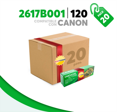 Caja 20 Pza Tóner 120 Compatible con Canon 2617B001