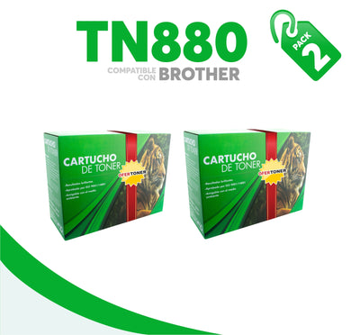 2 Pza Tóner TN880 Compatible con Brother