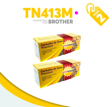 2 Pza Tóner TN413M Compatible con Brother