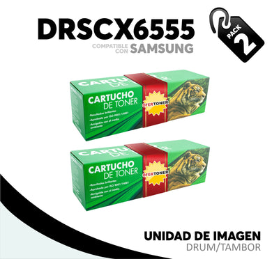 2 Pza Unidad de Imagen R6555A Compatible con Samsung DR-SCX6555