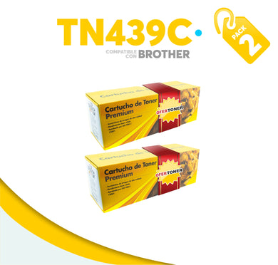 2 Pza Tóner TN439C Compatible con Brother