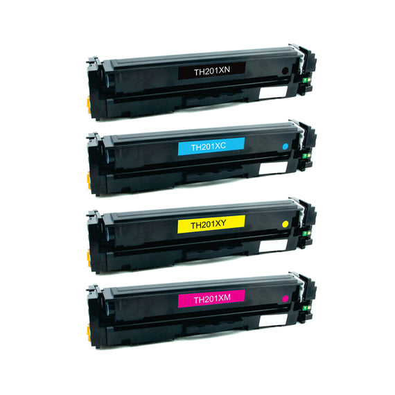Pack Toner Color 201X CF400X / CF401X / CF402X / CF403X Corona Compatible con HP