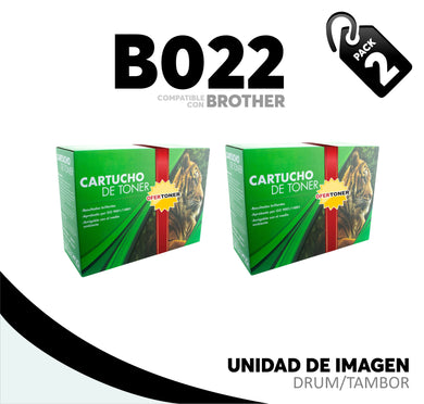 2 Pza Unidad de Imagen B022 Compatible con Brother