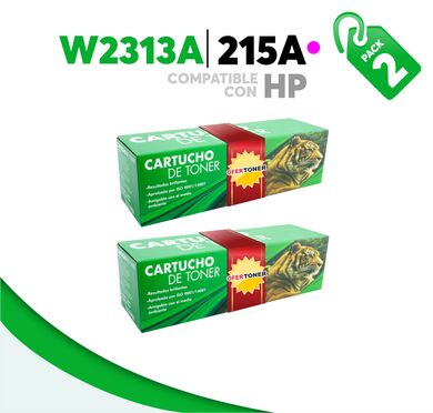 2 Pza Tóner 215A Compatible con HP W2313A