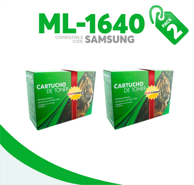 2 Pza Tóner ML-1640 Compatible con Samsung