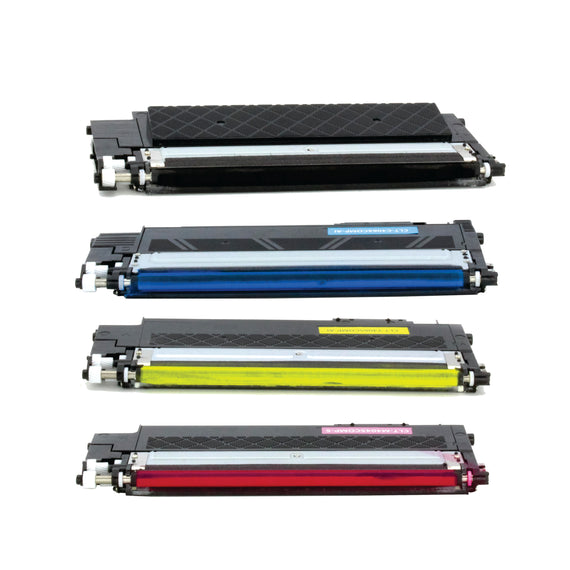 Pack Toner Color 406 / CLT-K406S / CLT-C406S / CLT-Y406S / CLT-M406S Corona Compatible con SAMSUNG