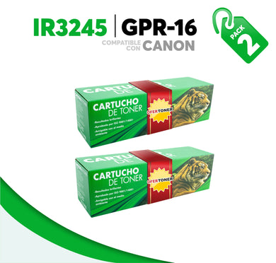 2 Pza Tóner GPR-16 Compatible con Canon 9634A003AA