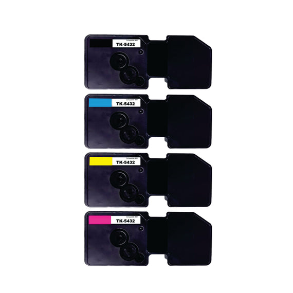 Pack Toner Color TK5432 1T0C0A0US1 TK5432N / TK5432C / TK5432Y / TK5432M Corona Compatible con KYOCERA