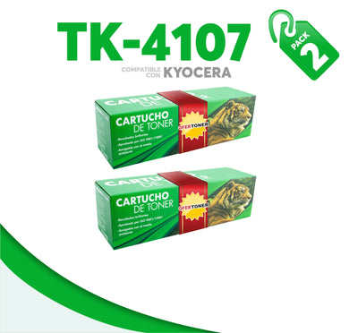 2 Pza Tóner TK-4107 Compatible Con Kyocera