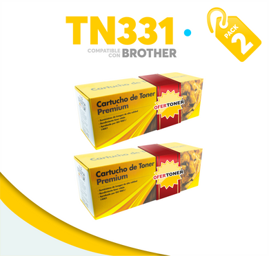 2 Pza Tóner TN331C Compatible con Brother