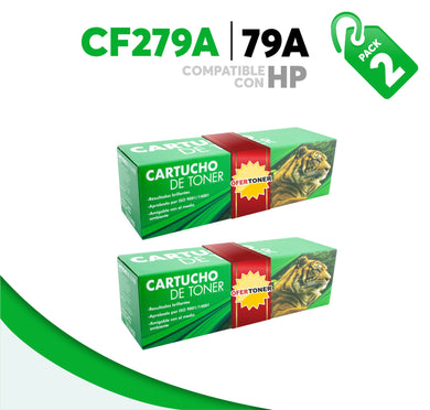 2 Pza Tóner 79A Compatible con HP CF279A