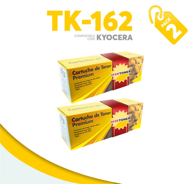 2 Pza Tóner TK-162 Compatible con Kyocera