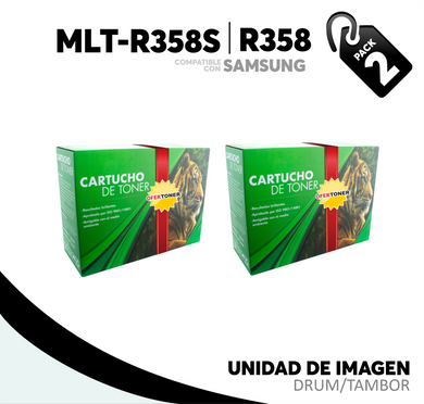 2 Pza Unidad de Imagen R358 Compatible con Samsung MLT-R358