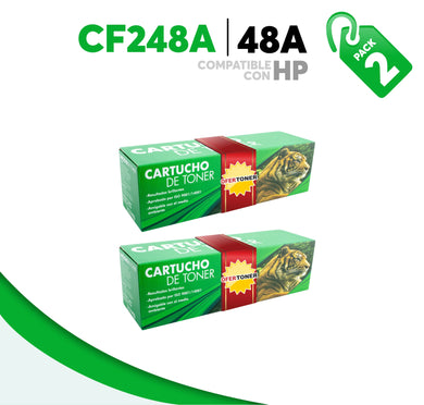 2 Pza Tóner 48A Compatible con HP CF248A