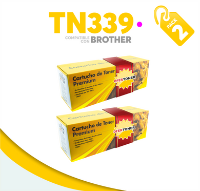 2 Pza Tóner TN339M Compatible con Brother