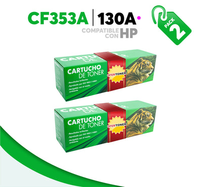 2 Pza Tóner 130A Compatible con HP CF353A