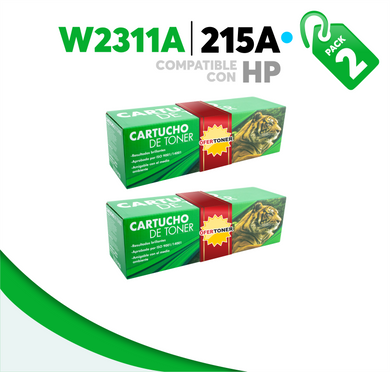 2 Pza Tóner 215A Compatible con HP W2311A