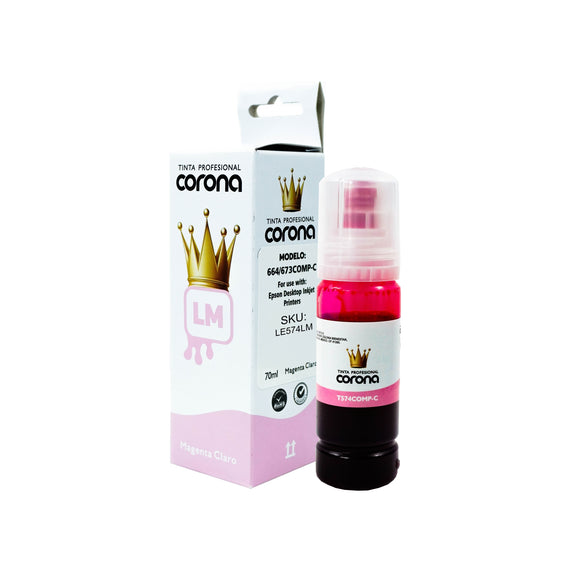 Tinta Corona Compatible Con Epson 574 Magenta 70ml