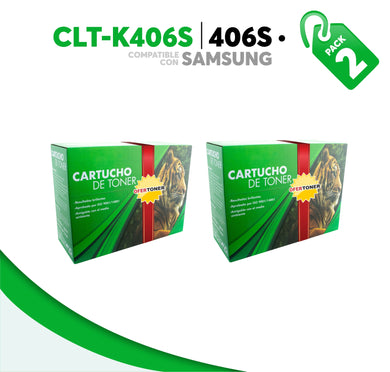 2 Pza Tóner K406S Compatible con Samsung CLT-K406S