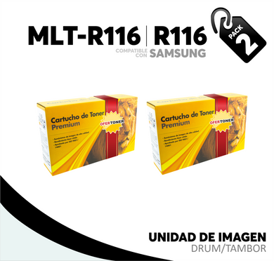 2 Pza Unidad de Imagen R116 Compatible con Samsung MLT-R116