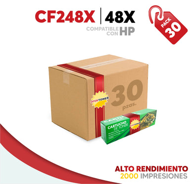 Caja 30 Pza Tóner 48X Alto Rendimiento Compatible con HP CF248X