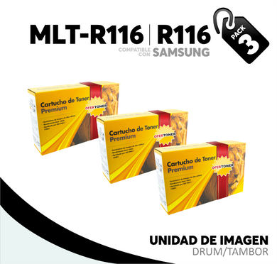 3 Pza Unidad de Imagen R116 Compatible con Samsung MLT-R116