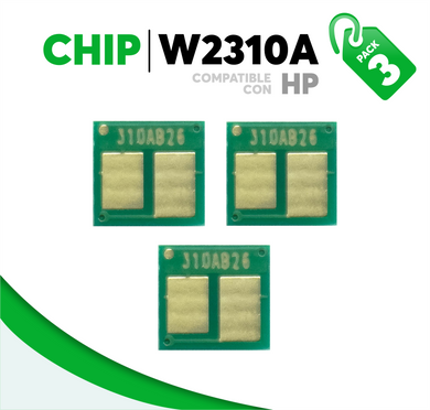 3 Pza Chip para Tóner 215A Compatible con HP W2310A