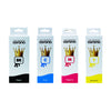 Pack 4 Tinta Corona Compatible Con Canon GI10 CMY 70ml, K 135ml