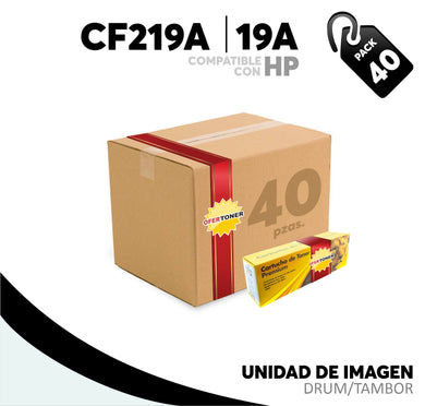 Caja 40 Pza Unidad de Imagen 19A Compatible con HP CF219A