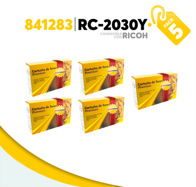 5 Pza Tóner RC-2030Y Compatible con Ricoh 841283