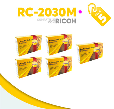 5 Pza Tóner RC-2030M Compatible con Ricoh 841282