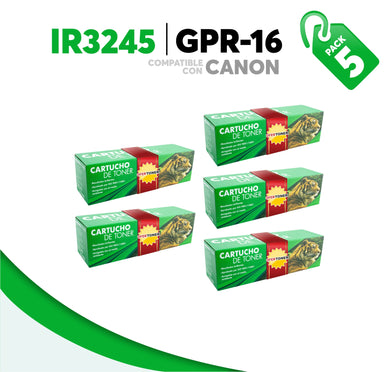 5 Pza Tóner GPR-16 Compatible con Canon 9634A003AA