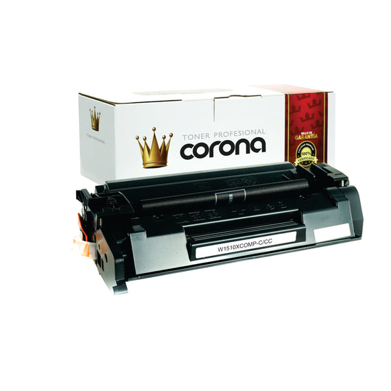 Tóner Corona W1510X / 151X NEGRO CON CHIP Compatible con HP