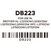 Drum Corona DR223 Negro Compatible con BROTHER