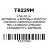 Toner Corona TN229 MAGENTA Compatible con BROTHER