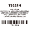 Toner Corona TN229 NEGRO Compatible con BROTHER