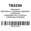 Toner Corona TN223 NEGRO Compatible con BROTHER