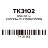Toner Corona TK-3102 / 1T02MS0US0 Negro Compatible con KYOCERA