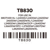Toner Corona TN830 NEGRO Compatible con BROTHER