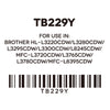Toner Corona TN229 AMARILLO Compatible con BROTHER