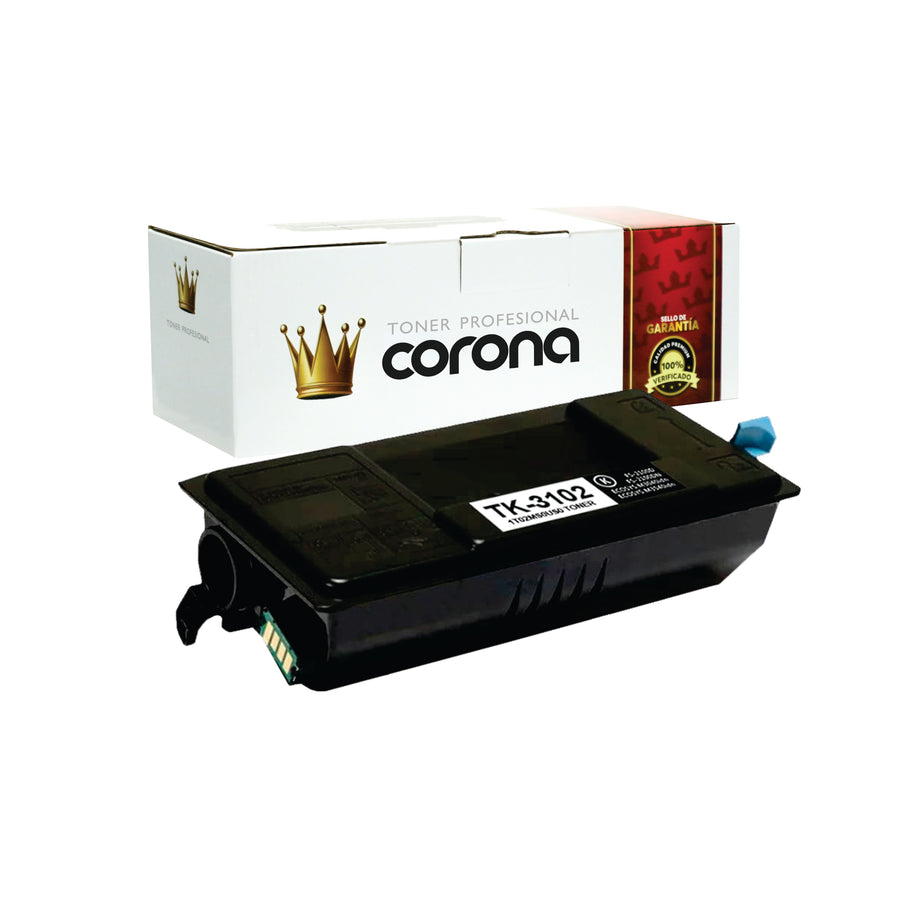 Toner Corona TK-3102 / 1T02MS0US0 Negro Compatible con KYOCERA