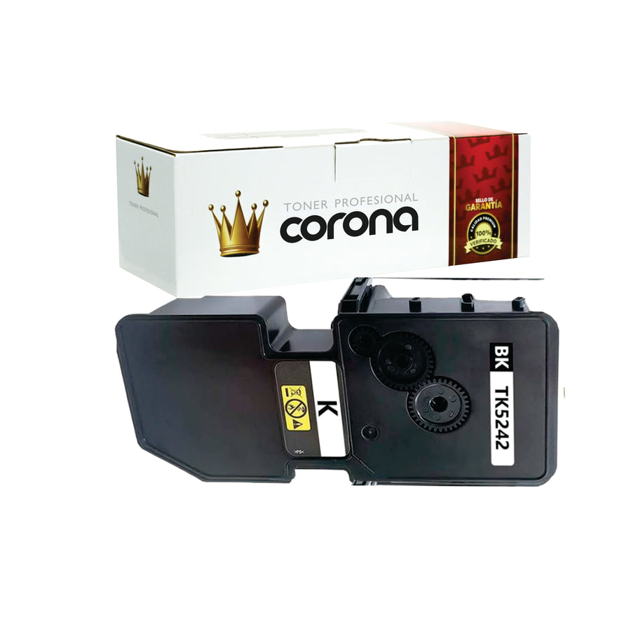Toner Corona TK-5242K / 1T02R70US0 NEGRO Compatible con KYOCERA