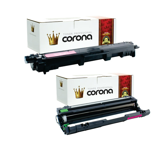 Pack Tóner TN221M Y Tambor DR221M Compatible Con Brother