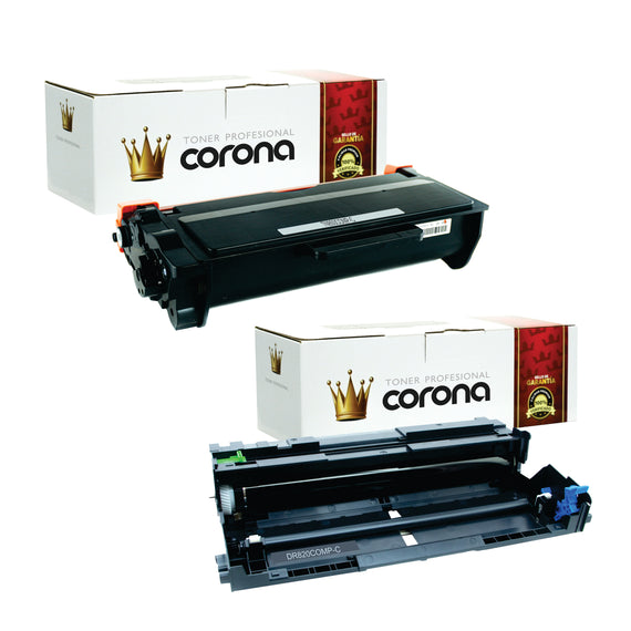 Pack Tóner TN880 Y Tambor DR820 Compatible con BROTHER