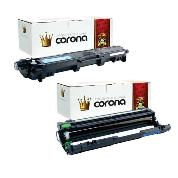 Pack Tóner TN221C Y Tambor DR221C Compatible Con Brother