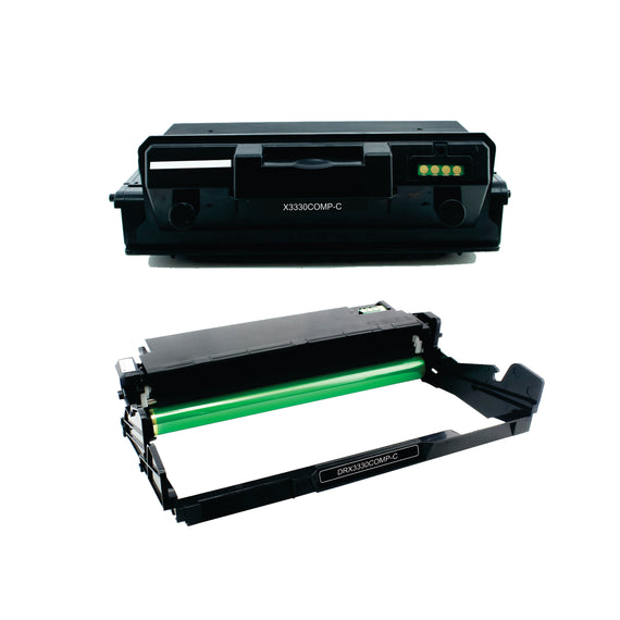 Pack Tóner X3330 Y Tambor X3330 Compatible XEROX