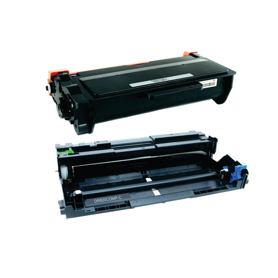 Pack Tóner TN850 Y Tambor DR820 Compatible con BROTHER