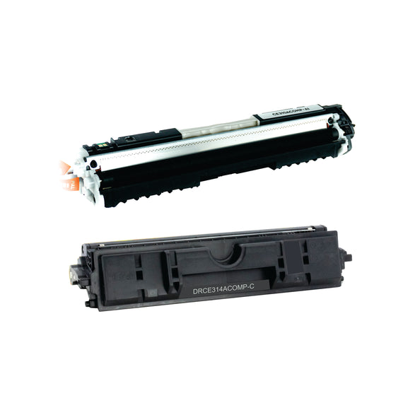 Pack Tóner CE310A Y Tambor CE314A Compatible HP