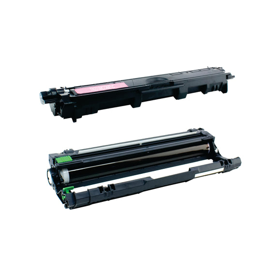 Pack Tóner TN221M Y Tambor DR221M Compatible Con Brother