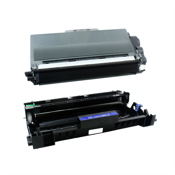 Pack Tóner TN750 Y Tambor DR720 Compatible BROTHER
